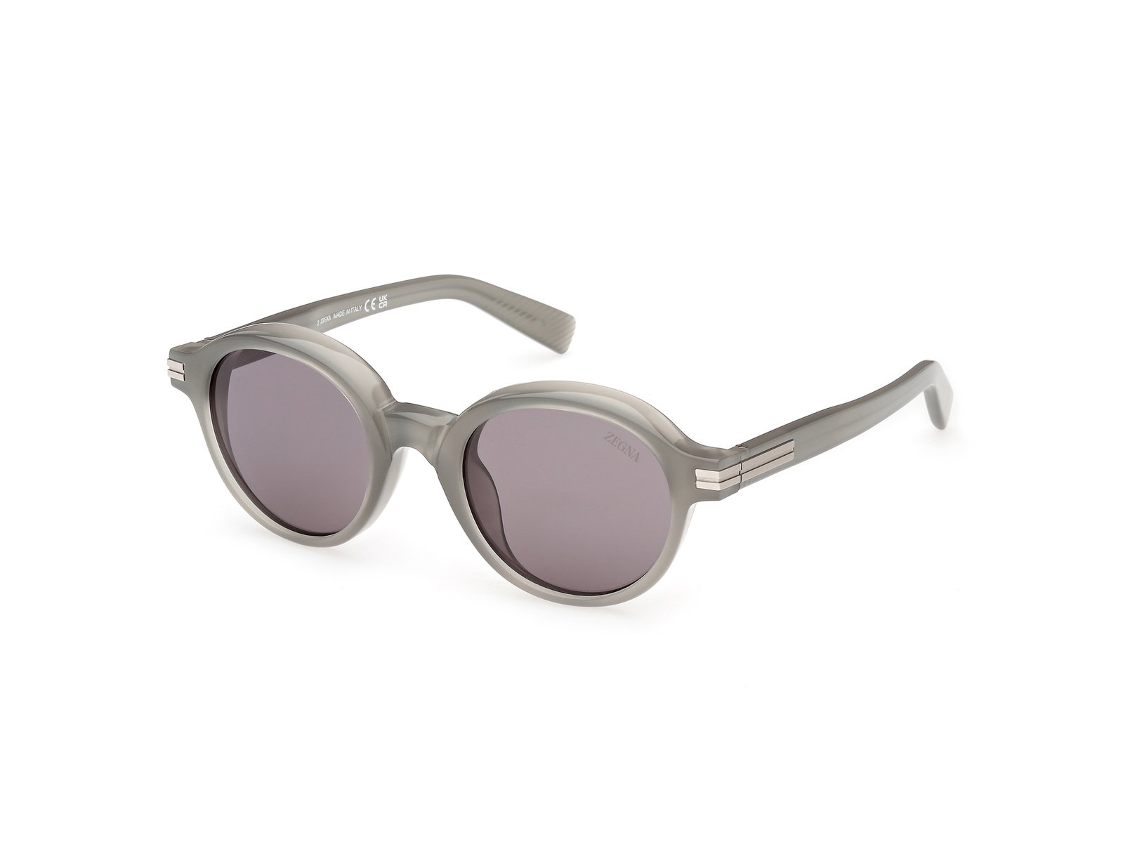 Ermenegildo Zegna Sonnenbrille EZ0253 20A Glänzend Grau